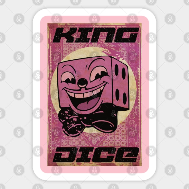 King Dice Sticker by CTShirts